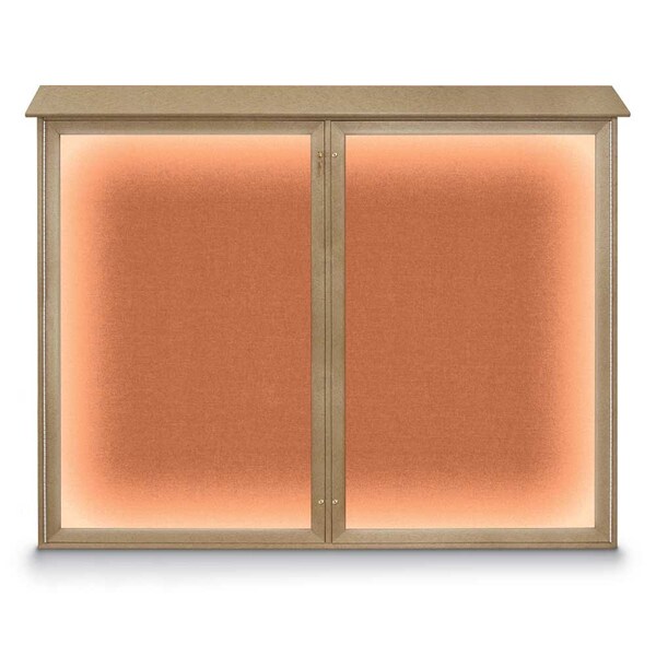 Triple Door Enclosed Indoor Letterboard